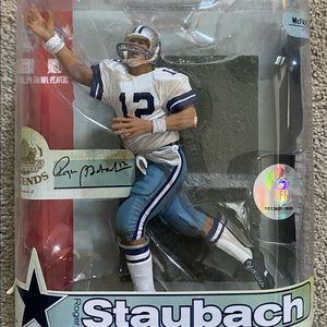 Mcfarlane Roger Staubach Football Figure